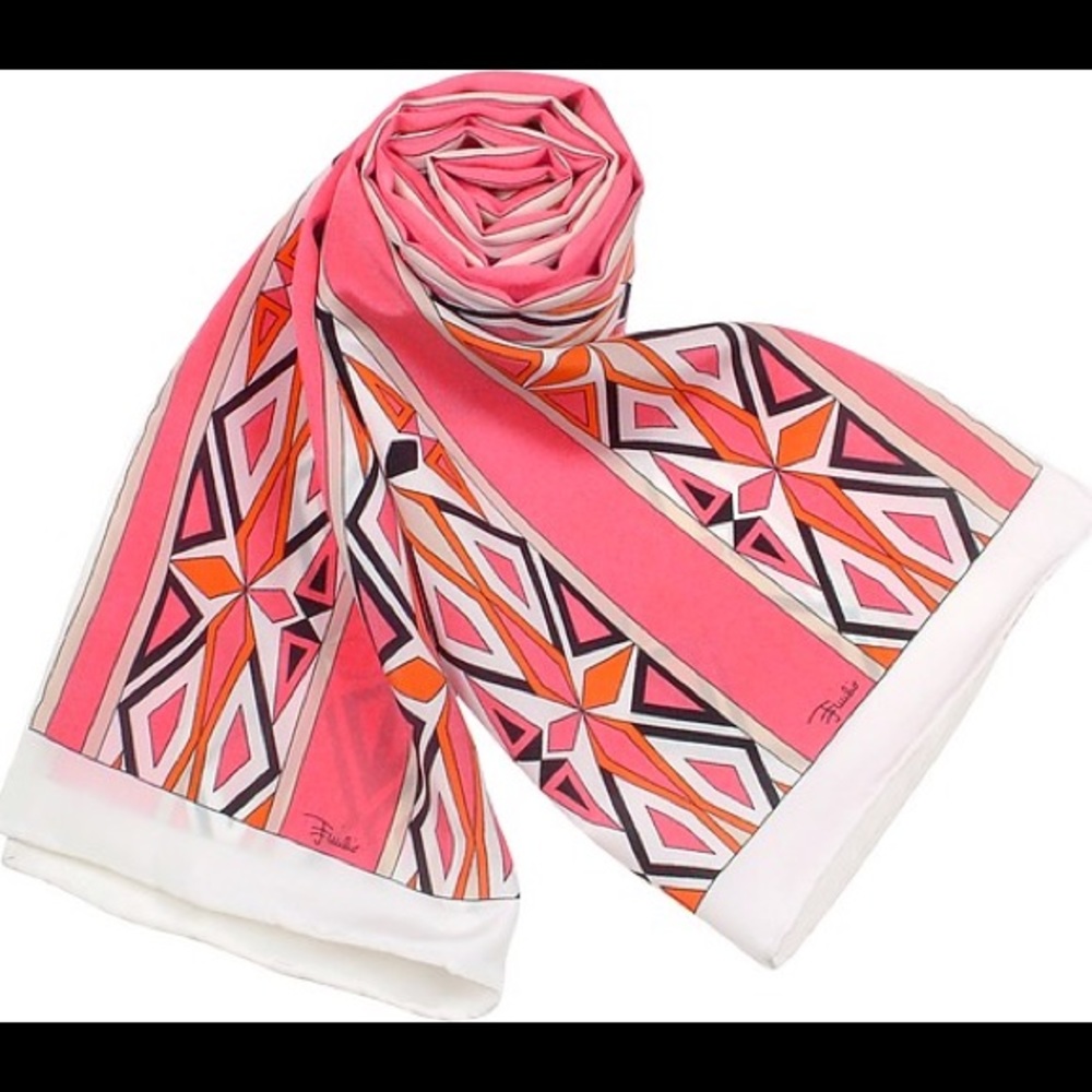 EMILIO PUCCI Morocco Oblong Silk Scarf